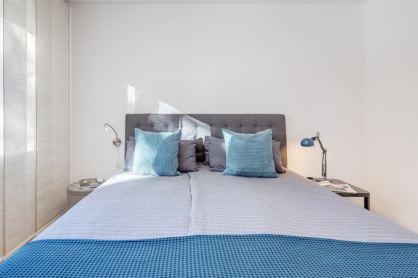 Ground floor apartment with 2 room | München-Moosach | 70462 | Großes Bett