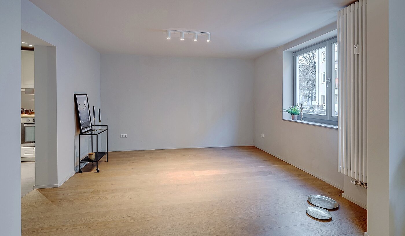 Raised Ground Floor with 2 room | München-Lehel | 2012ML1 | ...offen gestaltet und...