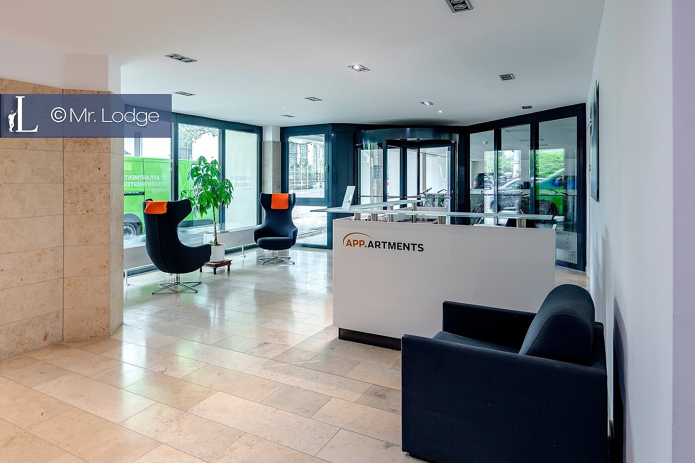 Apartment with 1 room | München-Bogenhausen | 1802ML4 | Empfangsbereich mit Concierge