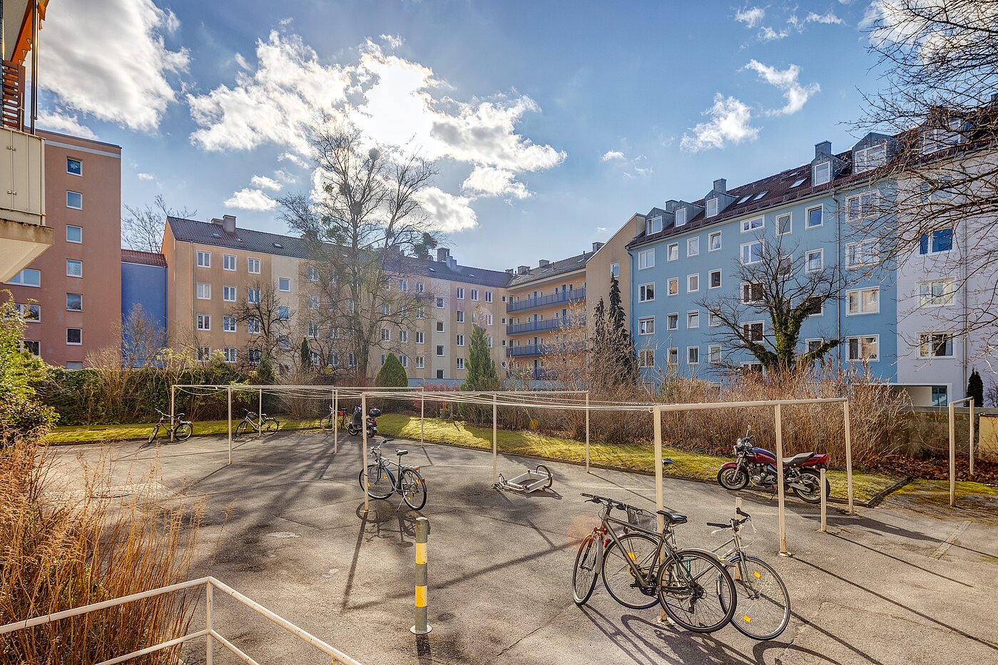 Apartment with 1 room | München-Sendling | 2201ML3 | Blick zum ruhigen Innenhof