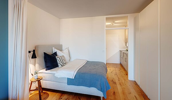 Apartment with 1 room | München-Bogenhausen | 70457 | Gemütliches Bett