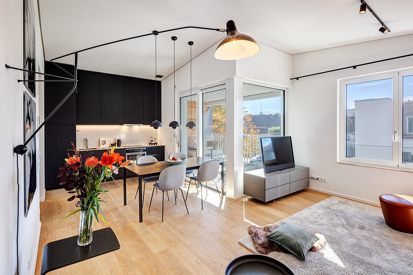 Attic Apartment with 2 room | München-Maxvorstadt | 701661 | Schicke Einbauküche