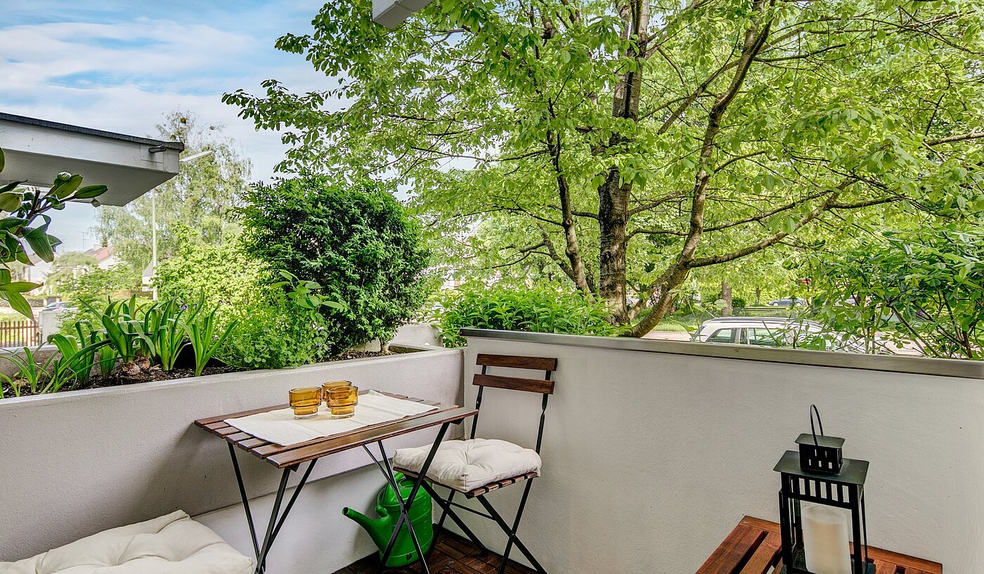 Raised Ground Floor with 2 room | München-Sendling-Westpark | 2001ML1 | ...Blick ins Grüne