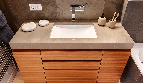 Apartment with 3 room | 70046 | ...mit Natursteinwaschtisch