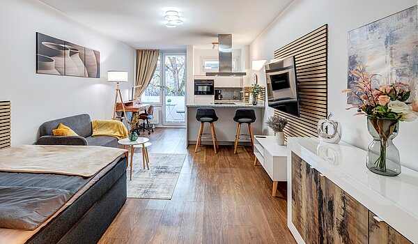 Apartment with 1 room | München-Milbertshofen | 70183 | Schlaf- Wohnraum