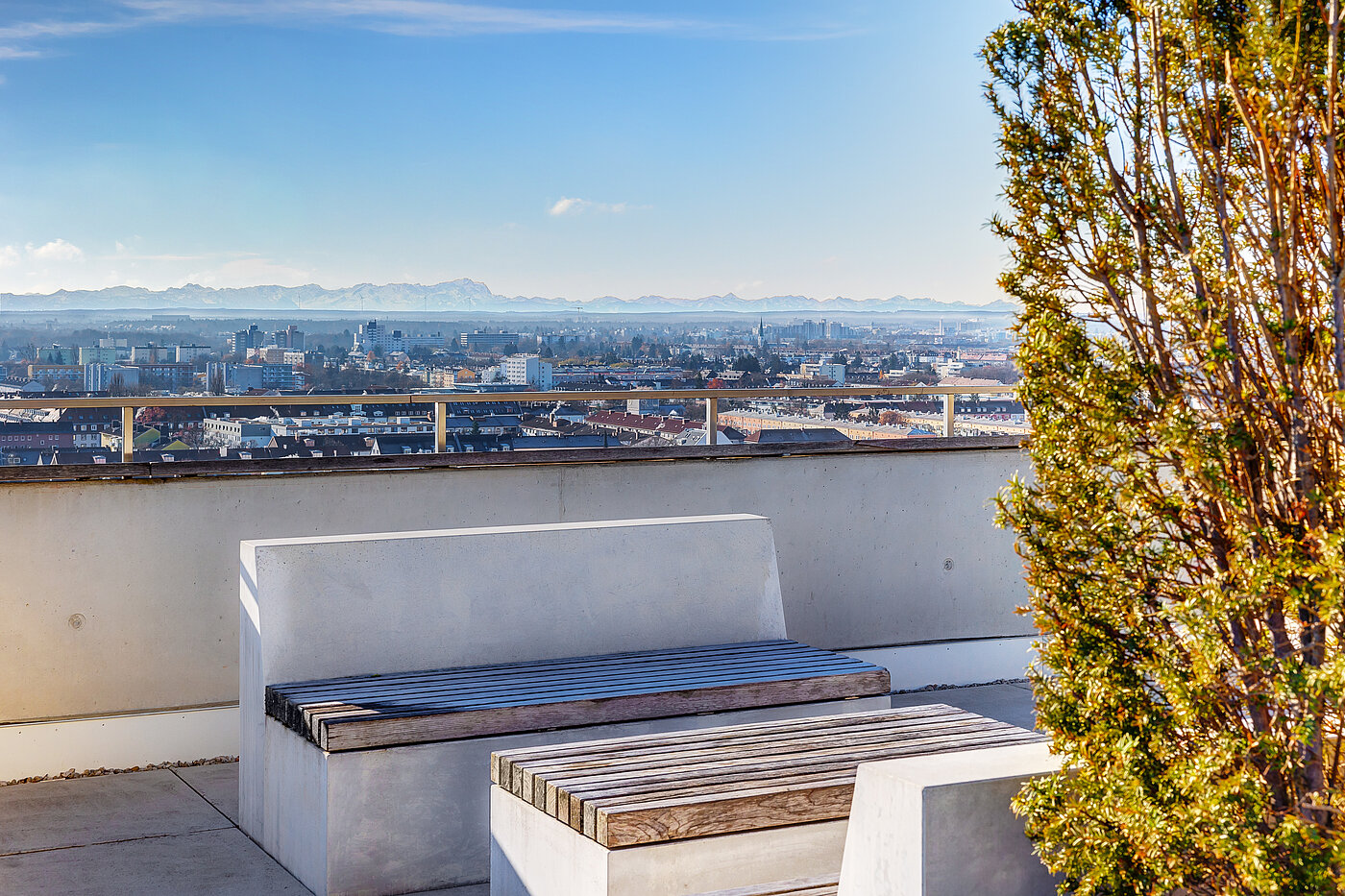 Apartment with 1.5 room | München-Neuhausen | 70179 | Dachterrasse mit 360° Panorama...