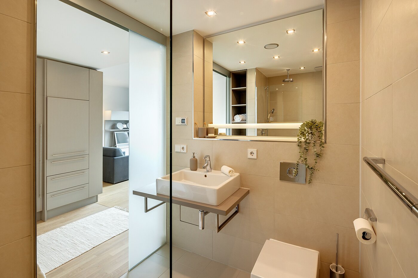 Apartment with 1.5 room | München-Bogenhausen | 70233 | ...bodengleicher Dusch