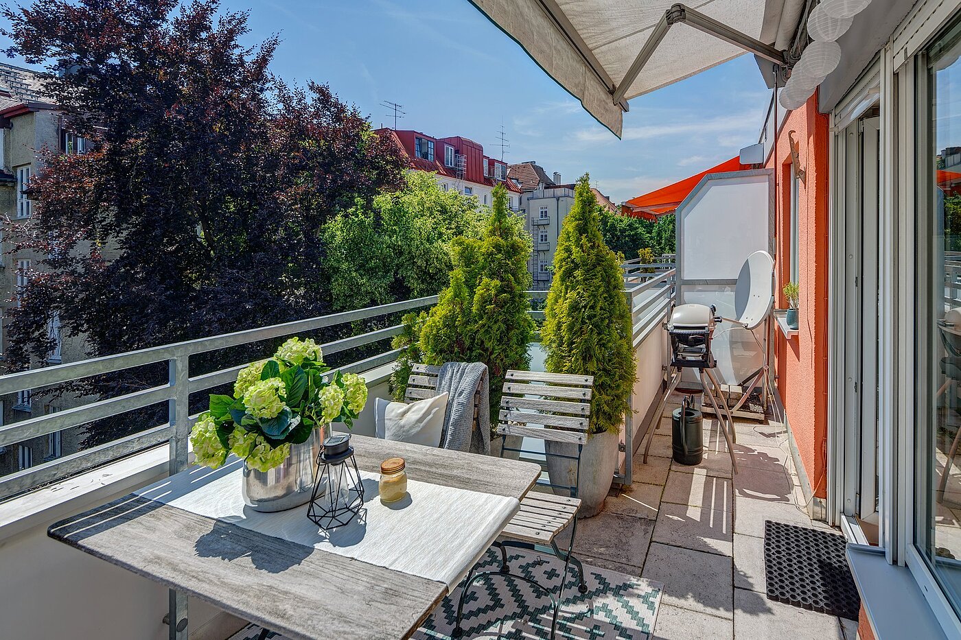 Apartment with 1 room | München-Schwabing | 2106ML1 | Die sehr schöne Südterrasse