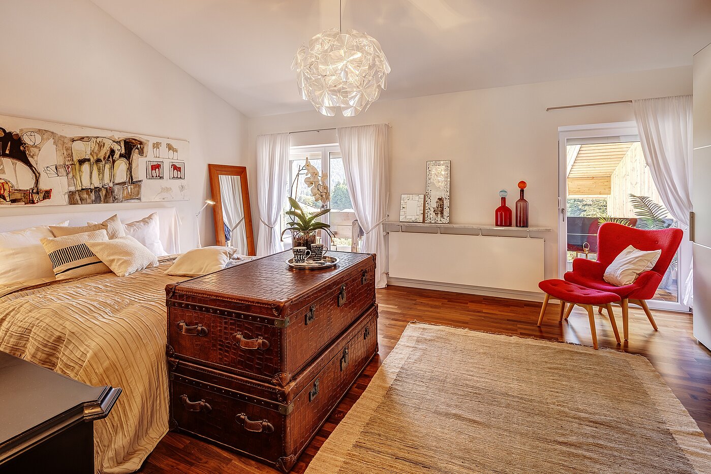 Corner townhouse with 3 room | Kreuth | 70037 | Geräumiges Schlafzimmer...