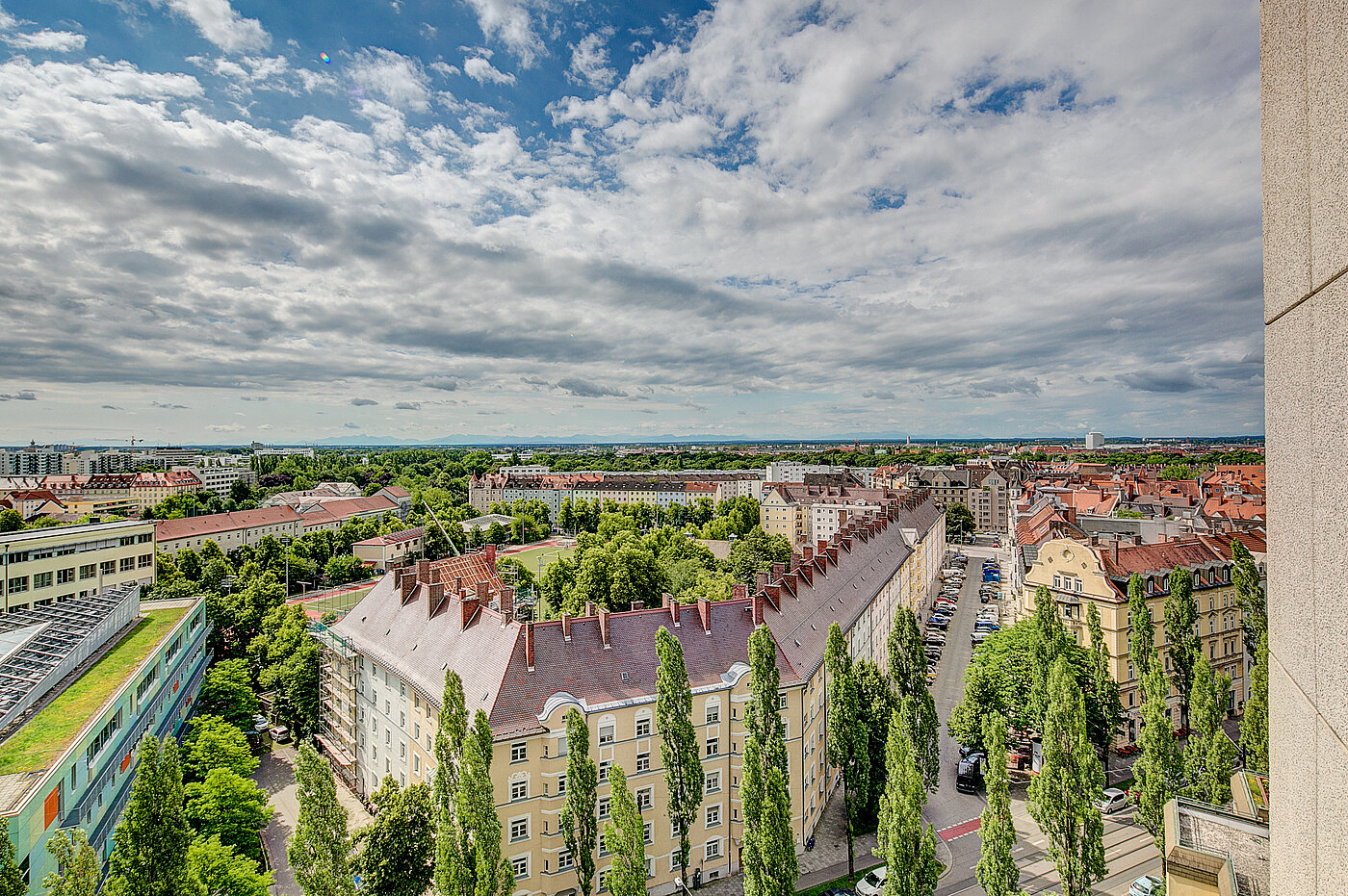 Apartment with 1 room | München-Haidhausen | 70275 | Blick vom Balkon