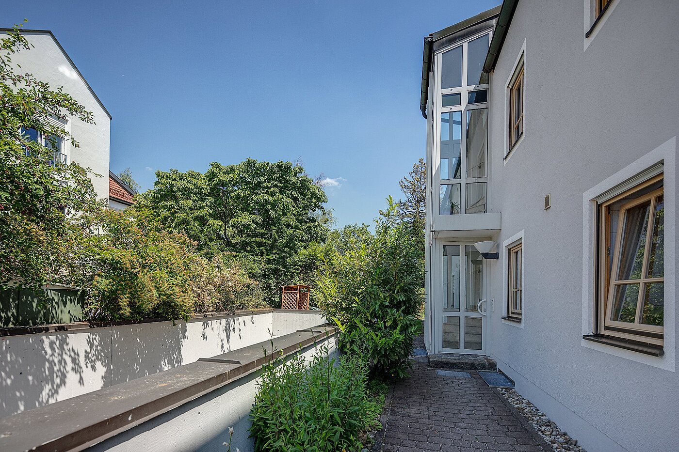 Ground floor apartment with 3 room | München-Untermenzing | 1806ML6 | Hauszugang