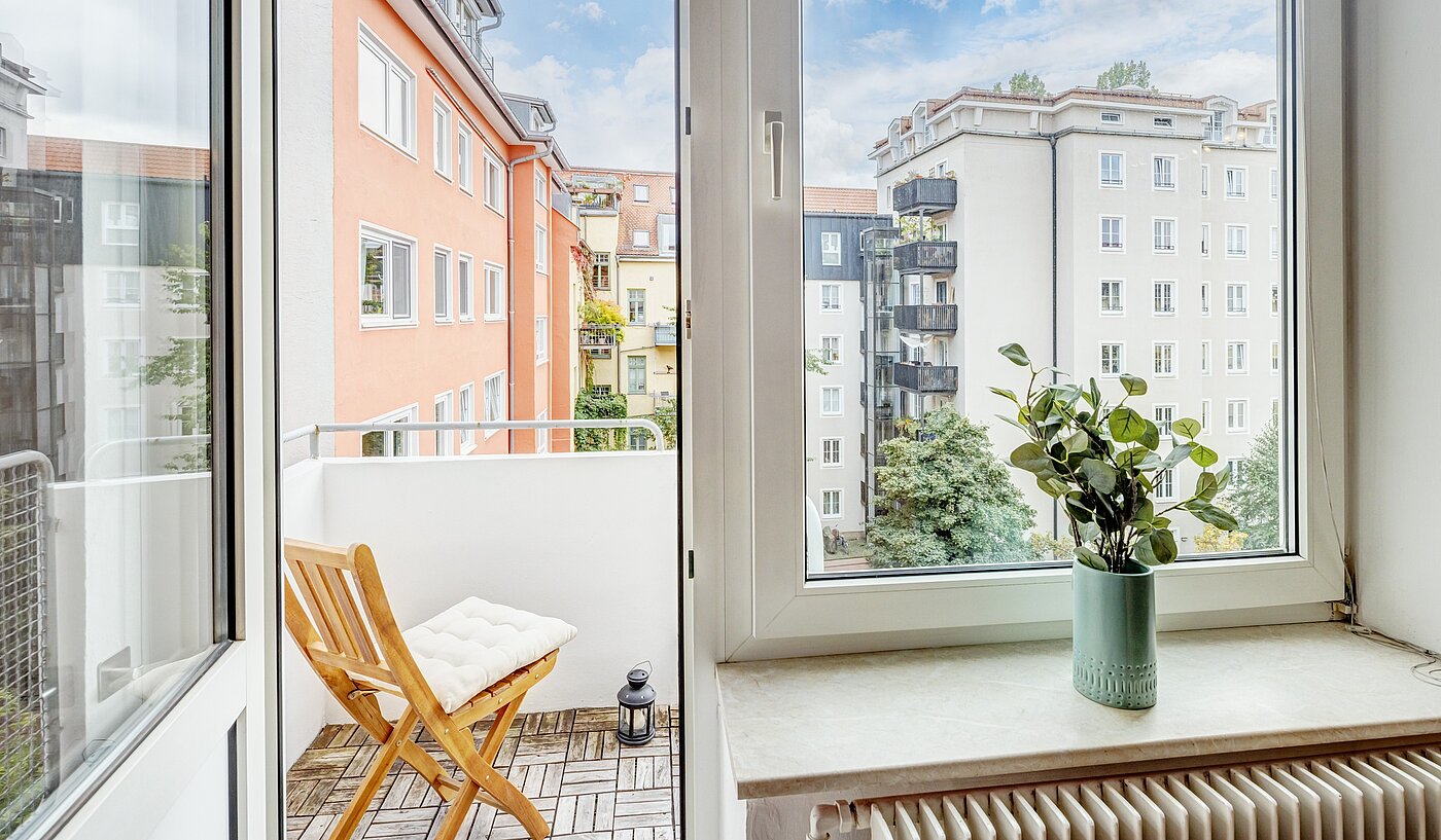 Apartment with 3 room | München-Schwabing | 70292 | Südbalkon mit...