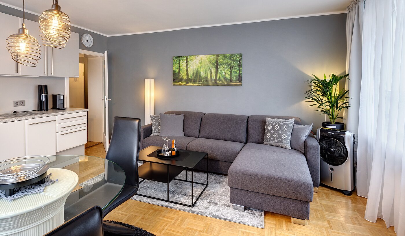 Ground floor apartment with 2 room | 70219 | Gemültiches Wohnzimmer...