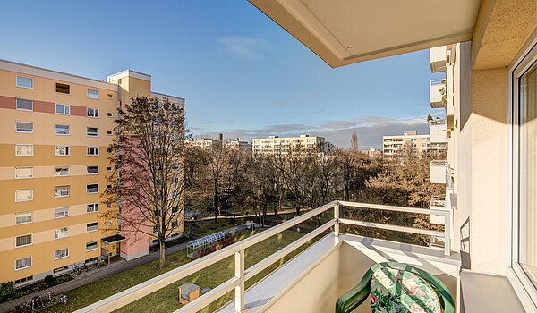 Apartment with 1 room | München-Feldmoching | 70484 | Balkon