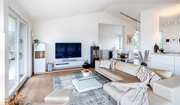 Penthouse with 3.5 room | München-Oberföhring | 70237 | ...Wohnzimmer...