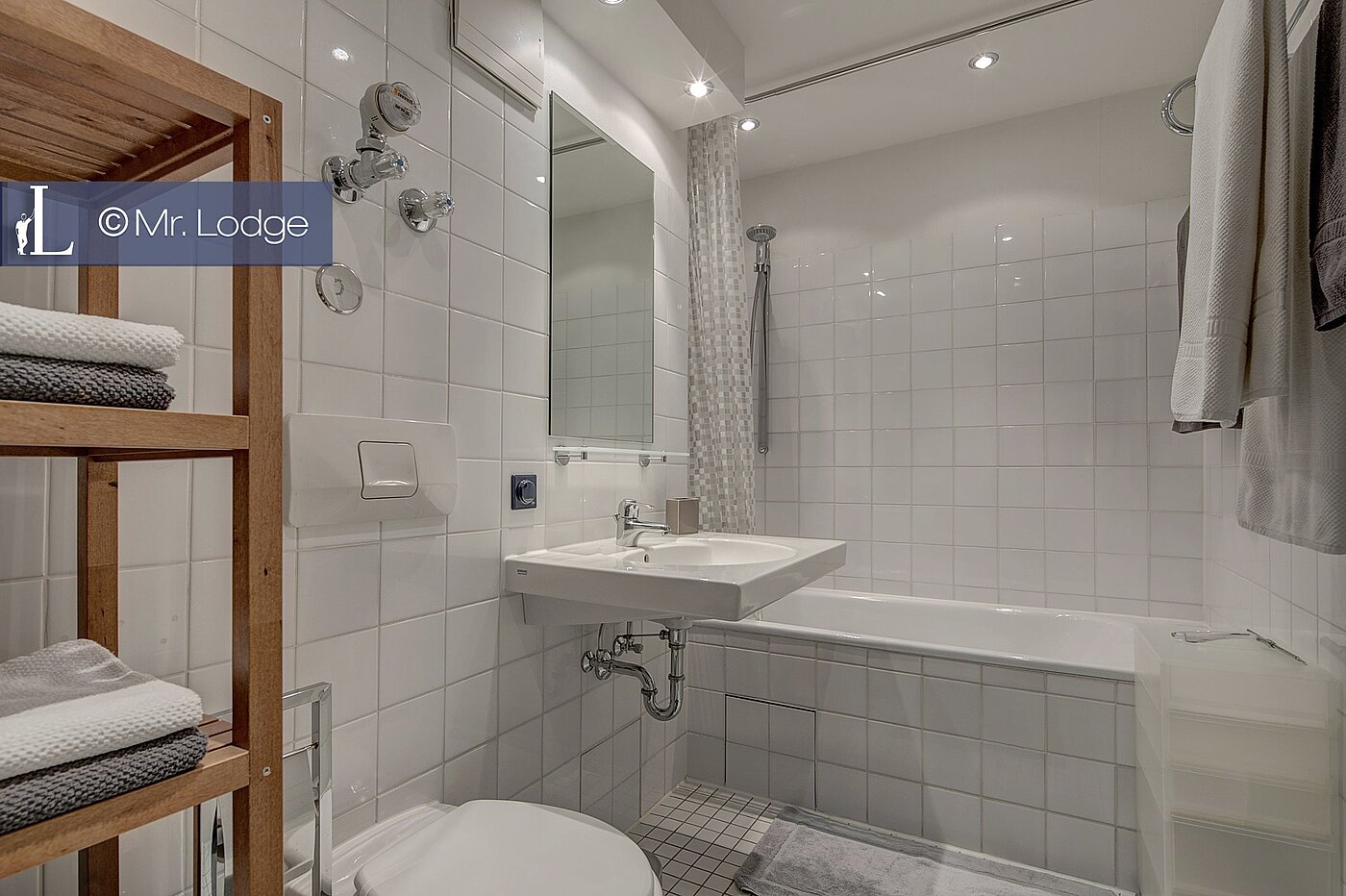 Apartment with 2 room | München-Lehel | 1605ML6 | Modernes Bad