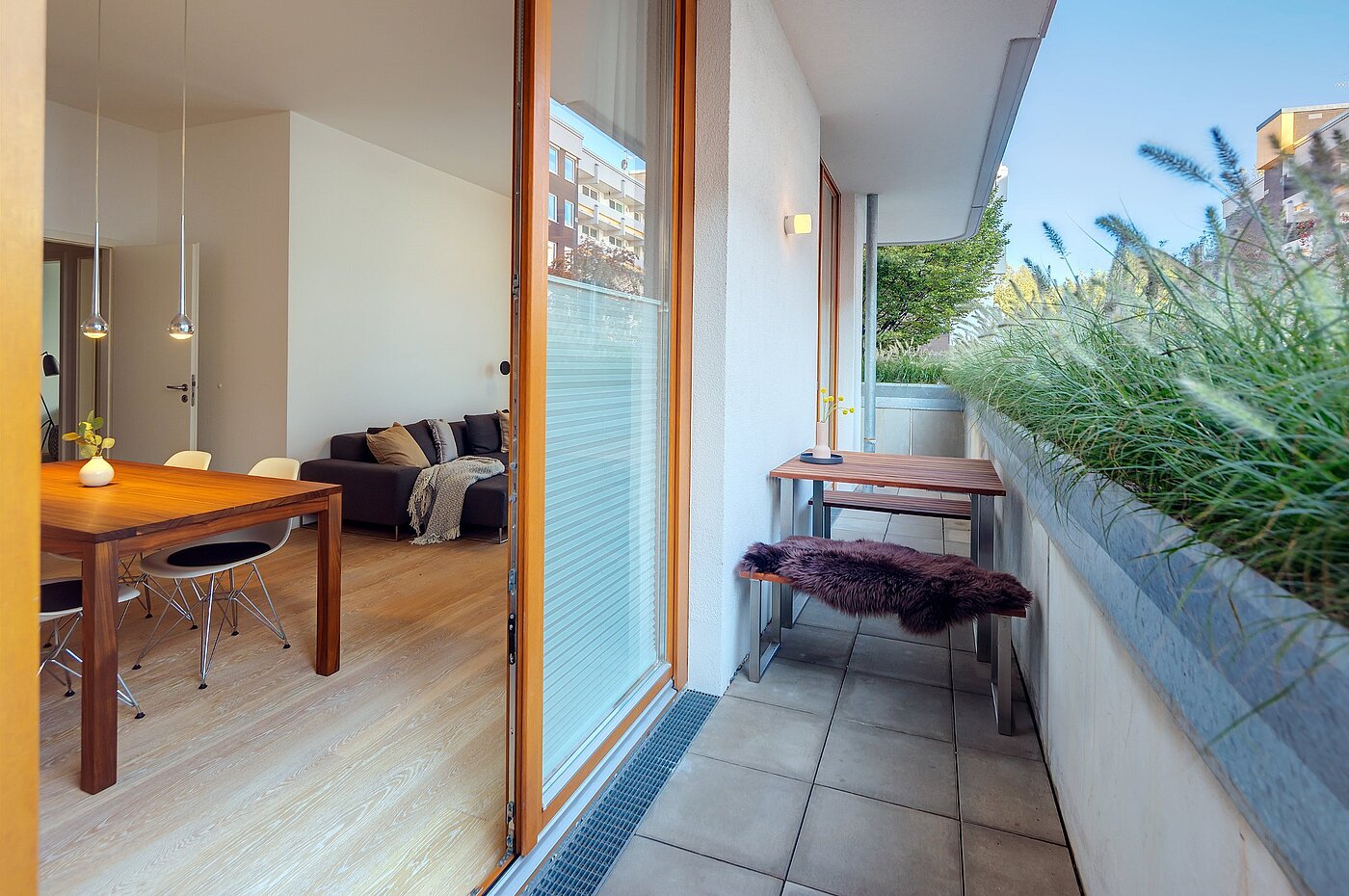 Raised Ground Floor with 3 room | München-Sendling | 2009ML8 | ...und Zugang zum Balkon