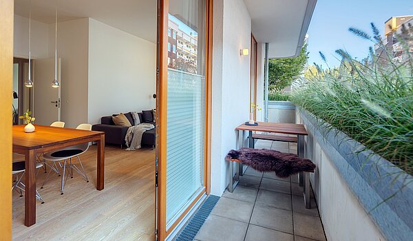 Raised Ground Floor with 3 room | München-Sendling | 2009ML8 | ...und Zugang zum Balkon