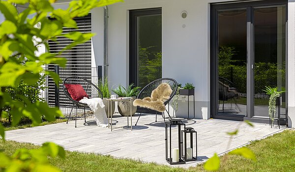 Terrassenwohnung with 2 room | München-Harlaching | 70372 | Sonnenplatz...