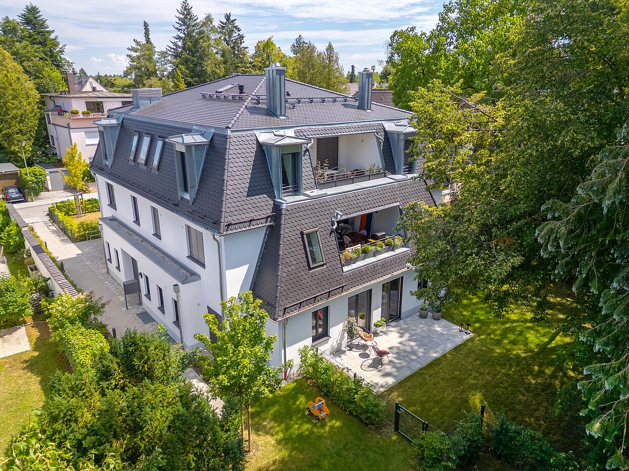 Terrassenwohnung with 3 room | München-Harlaching | 70371 | Repräsentative Architektur