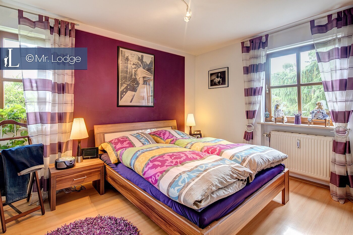 Ground floor apartment with 2 room | München-Lochhausen | 1706ML1 | Großes Schlafzimmer