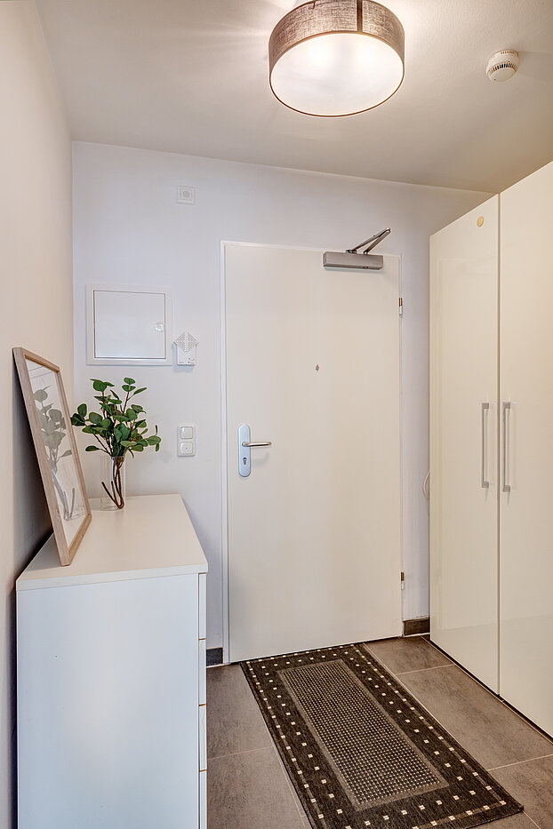 Apartment with 1 room | München-Ramersdorf | 70416 | Flur Richtung Eingang