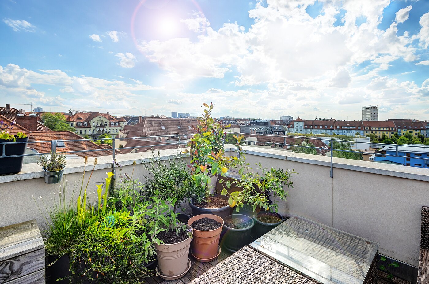 Apartment with 5 room | München-Neuhausen | 70140 | Sonnige Dachterrasse