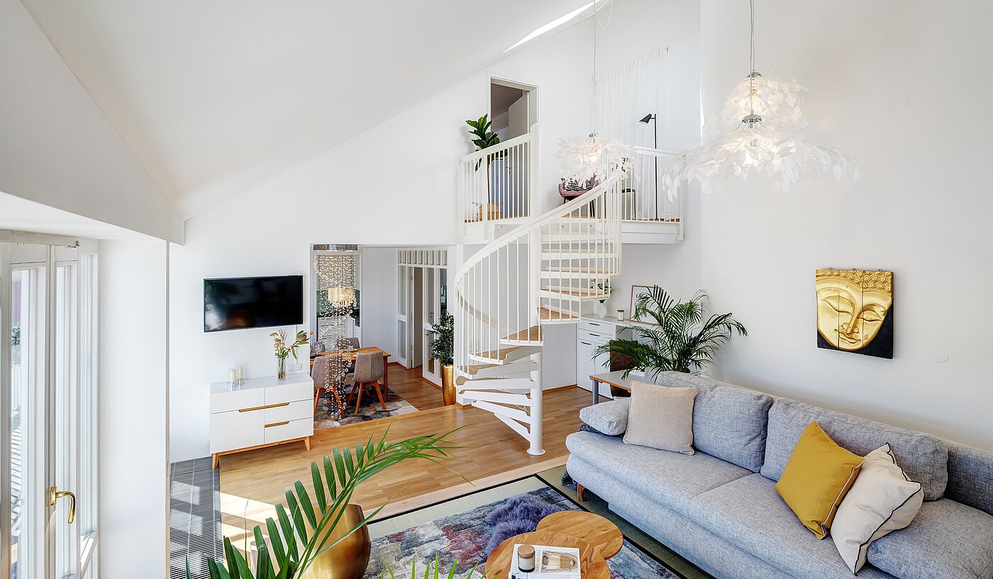 Maisonette with 2.5 room | München-Haidhausen | 701172 | Blick zum Essbereich...