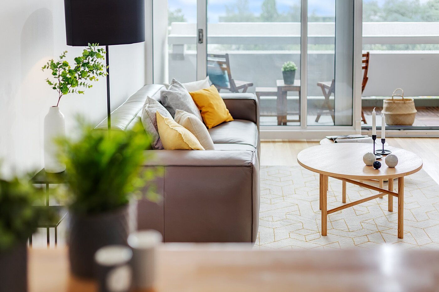 Apartment with 3 room | München-Milbertshofen | 1905ML7 | Helles Wohnzimmer