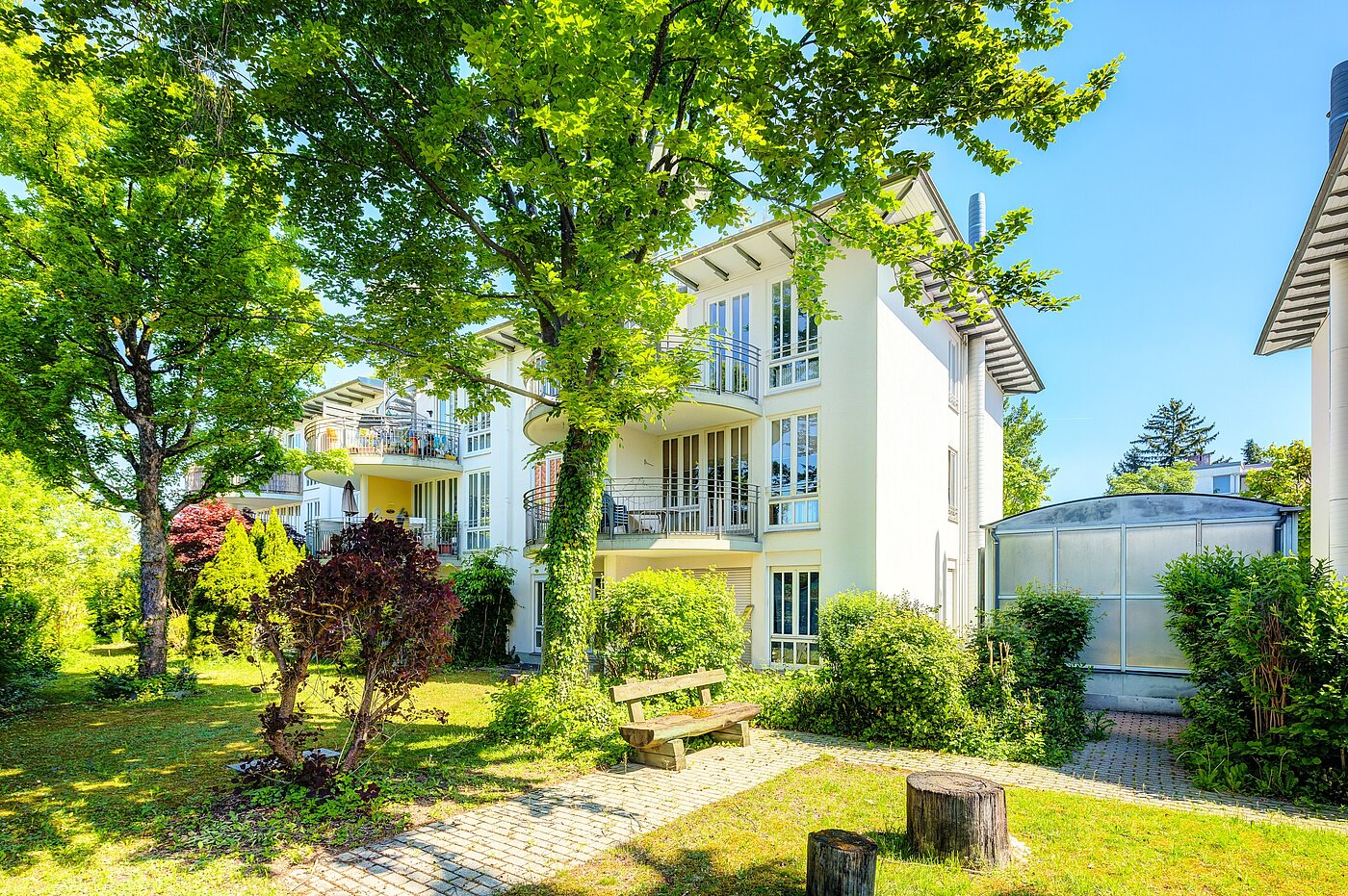 Apartment with 2.5 room | München-Fasangarten | 702211 | ...der Gartenseite