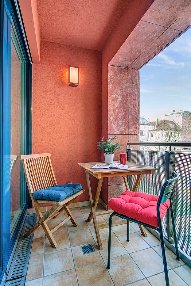 Apartment with 1.5 room | München-Schwabing | 70392 | Loggia