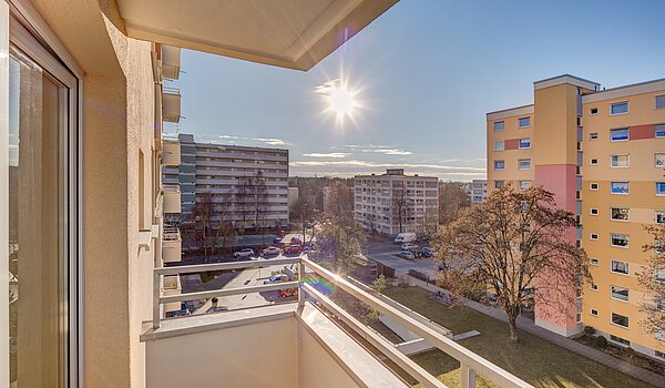 Apartment with 1 room | München-Feldmoching | 70484 | Balkon