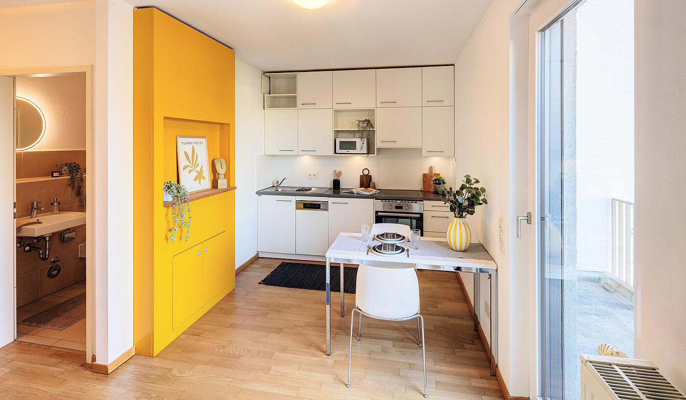 Apartment with 1 room | München-Ramersdorf | 70415 | Küche / Essbereich