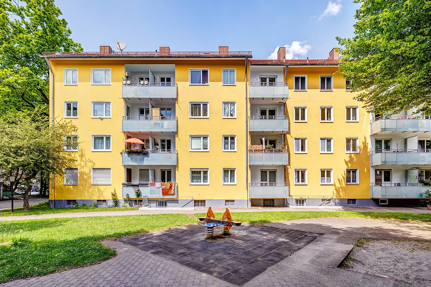 Apartment with 2.5 room | München-Berg am Laim | 70030 | Gartenansicht