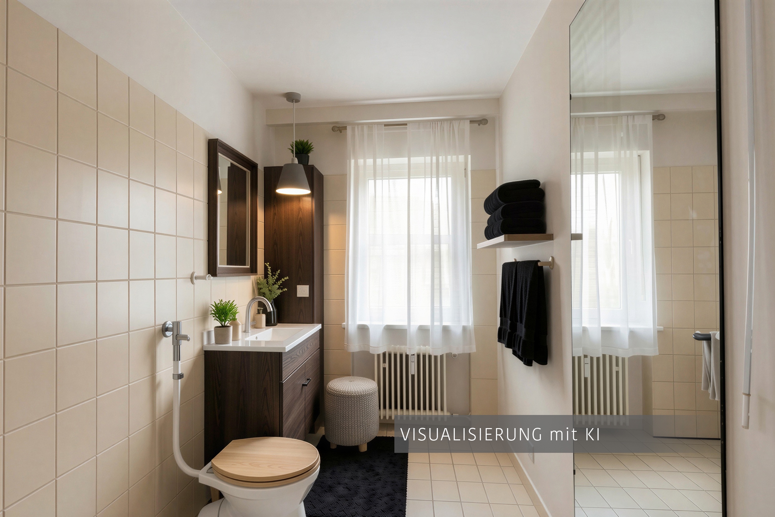 Raised Ground Floor with 2.5 room | München-Schwabing | 70441 | Visualisierung mit KI | Thumbnail