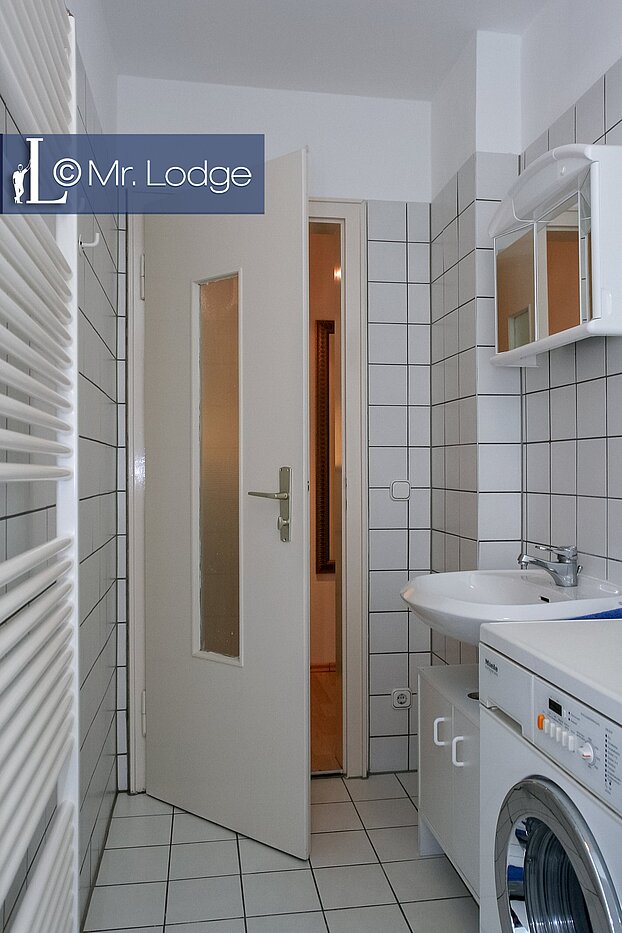 Apartment with 2 room | München-Isarvorstadt | 1709ML2 | Bad mit Waschmaschine