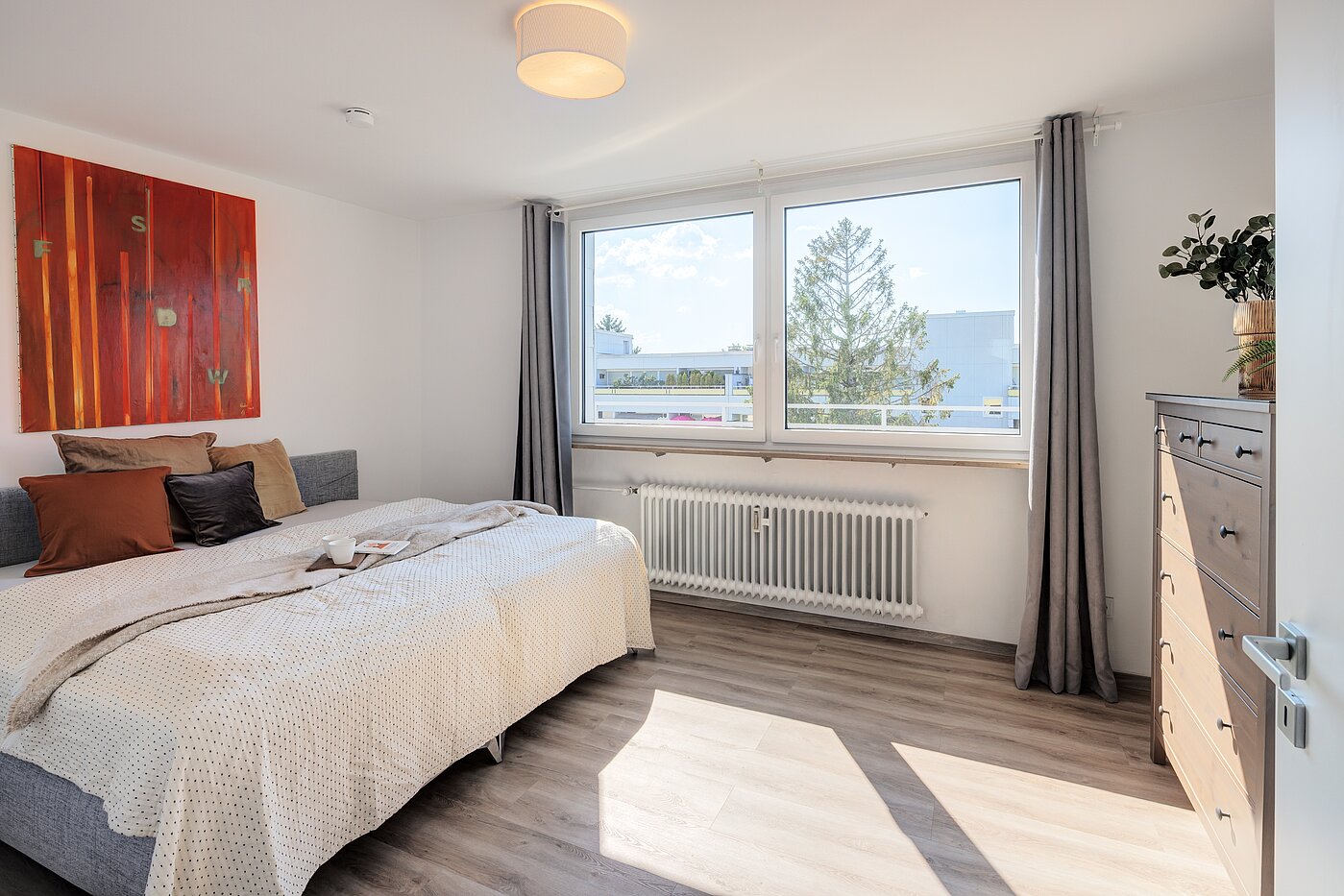 Terrassenwohnung with 3.5 room | München-Berg am Laim | 123456 | Schlafzimmer II