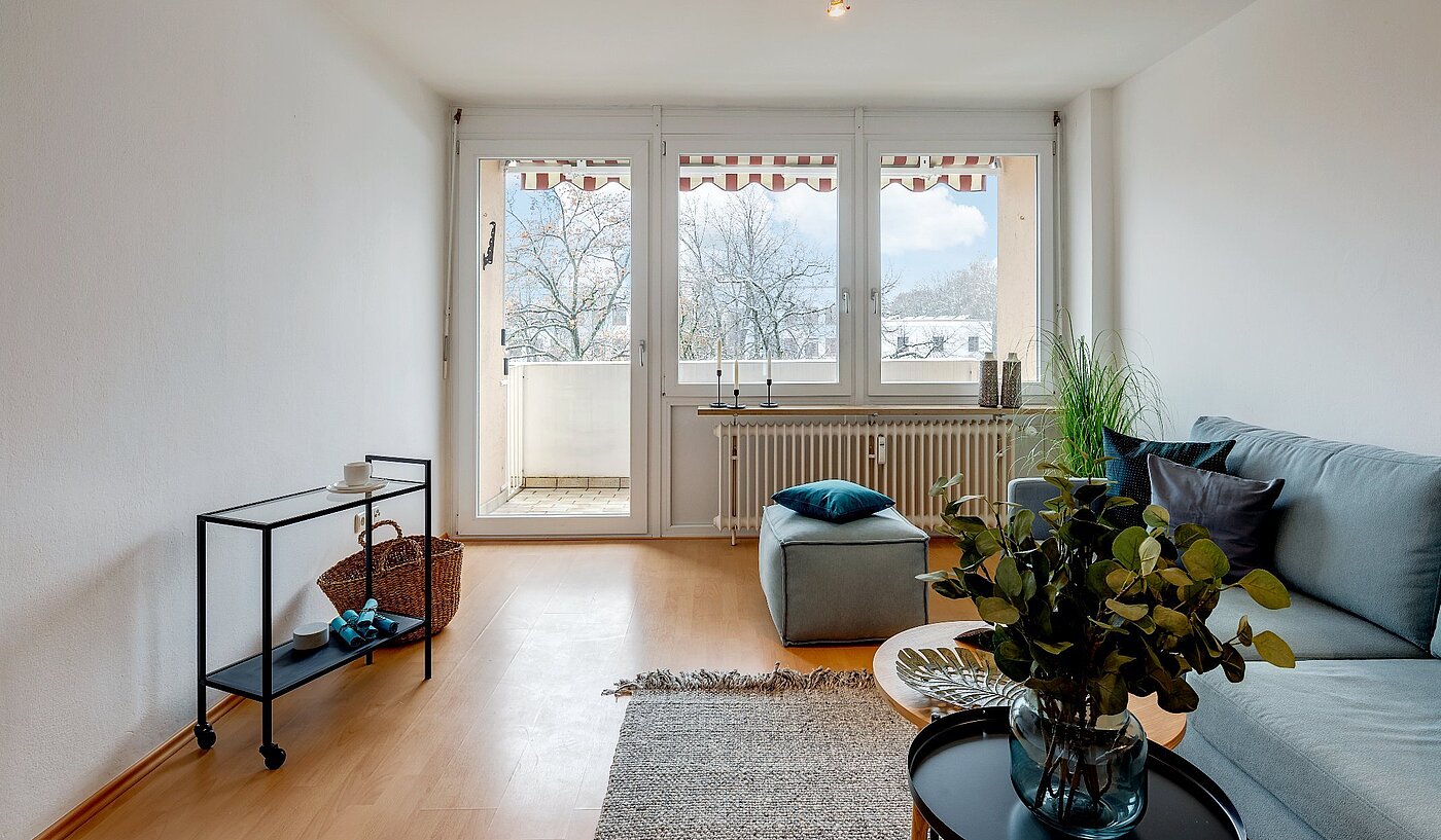 Apartment with 2 room | München-Sendling-Westpark | 1811ML1 | Wohnzimmer mit