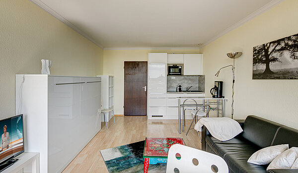 Apartment with 1 room | München-Haidhausen | 70275 | Wohn- und Schlafbereich