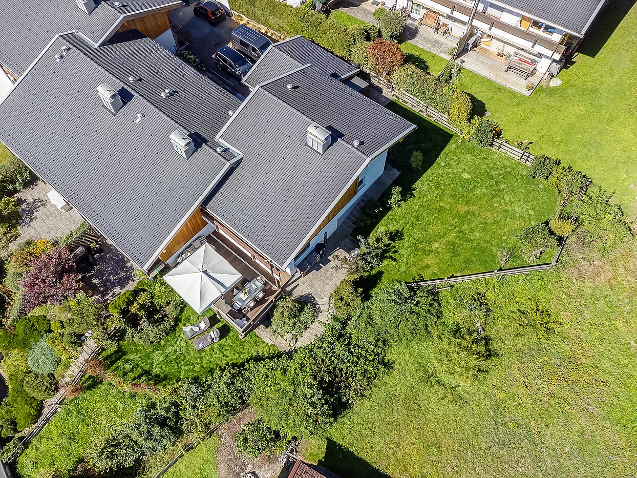 Corner townhouse with 3 room | Kreuth | 70037 | Luftbild auf das Grundstück