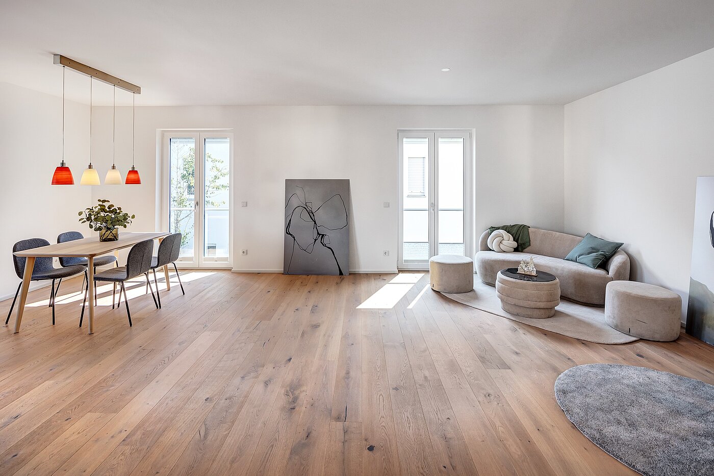 Maisonette with 4 room | München-Obermenzing | 701553 | Lichtdurchfluteter Wohnbereich