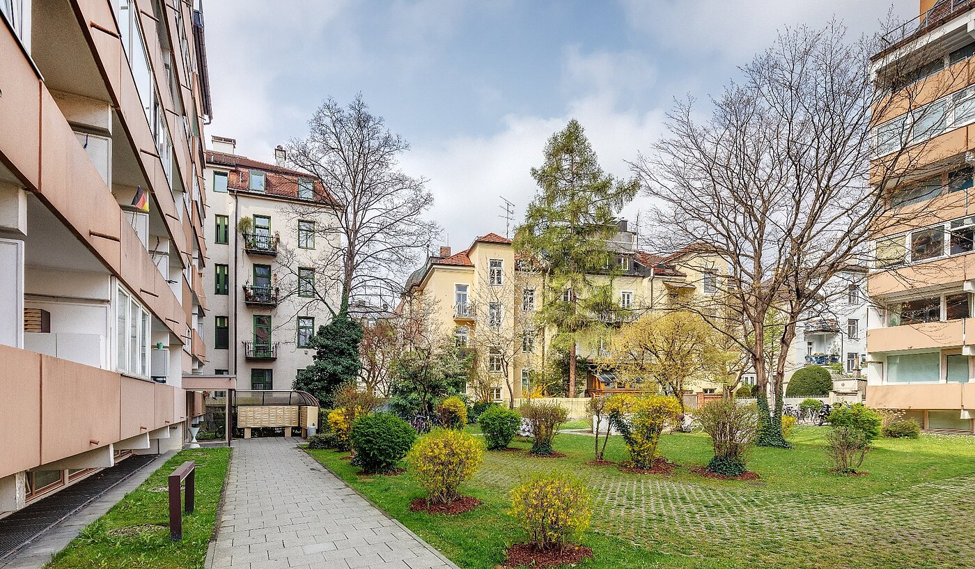 Apartment with 1 room | München-Nymphenburg | 1912ML2 | Gepflegter Innenhof