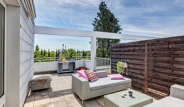 Terrassenwohnung with 3.5 room | München-Berg am Laim | 704511 | Dachterrasse