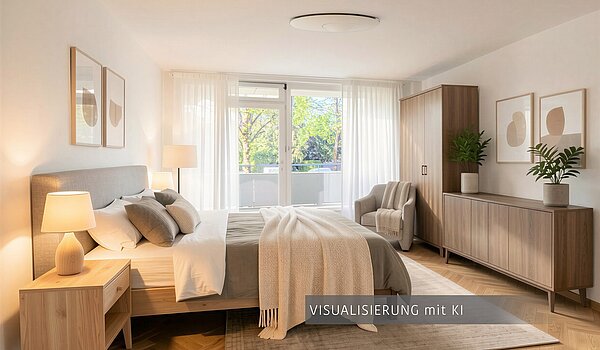 Apartment with 3.5 room | München-Bogenhausen | 703052 | Visualisierung mit KI