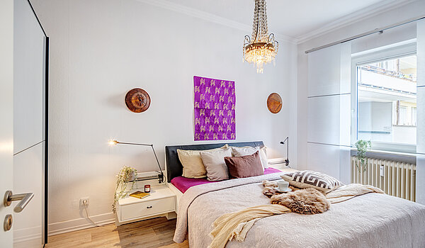 Ground floor apartment with 2 room | München-Schwabing | 70394 | Schlafzimmer