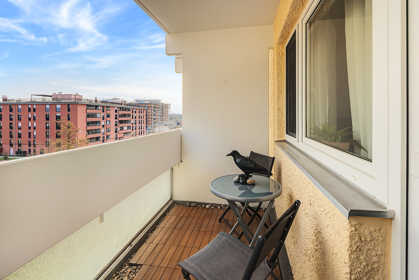 Apartment with 2 room | München-Moosach | 70407 | Balkon