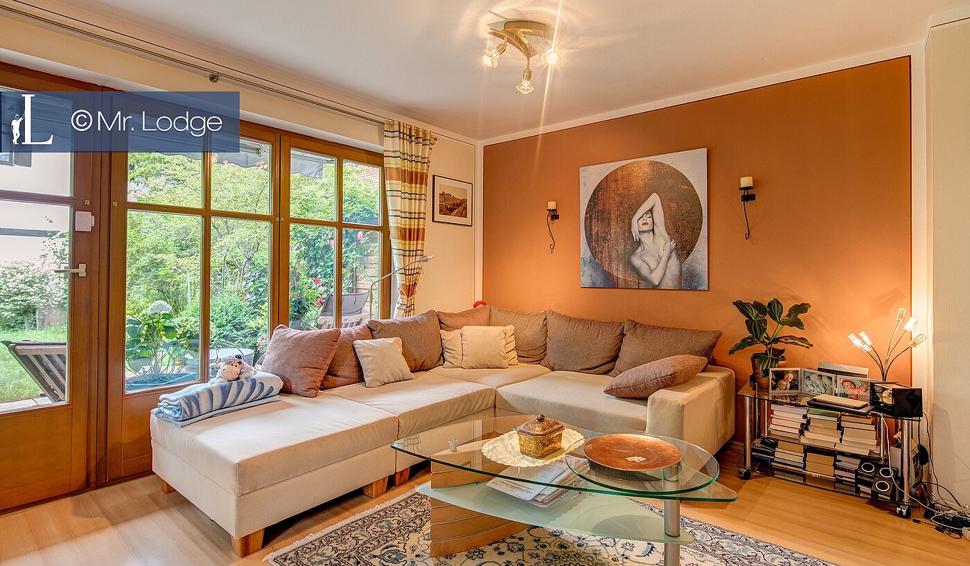 Ground floor apartment with 2 room | München-Lochhausen | 1706ML1 | Helles Wohnzimmer