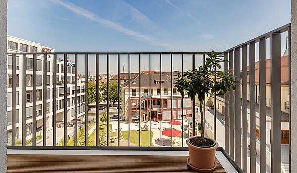 Apartment with 2 room | München-Maxvorstadt | 70023 | Balkon mit Morgensonne