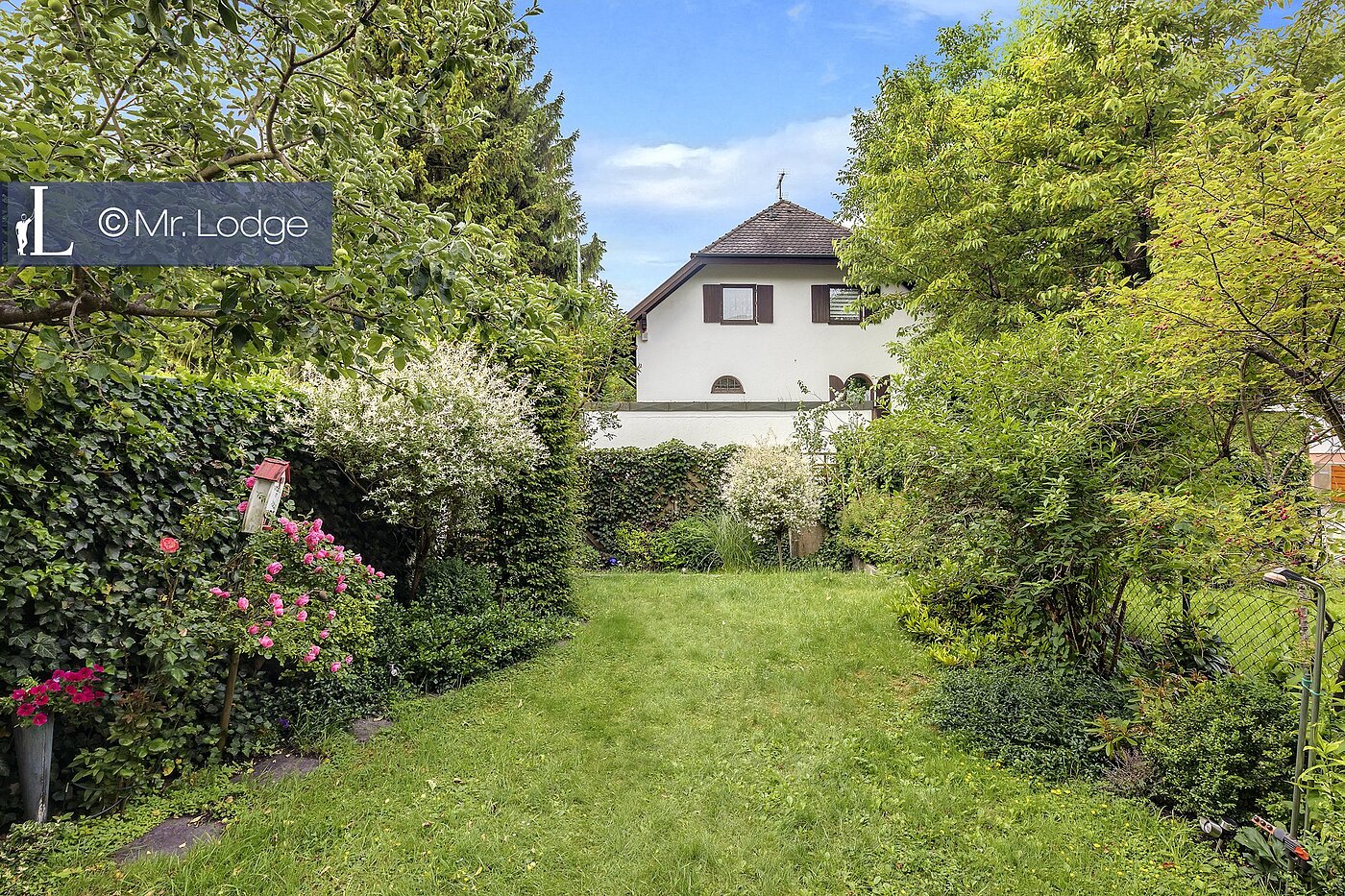 Ground floor apartment with 2 room | München-Lochhausen | 1706ML1 | Garten, Blick von der Terrasse