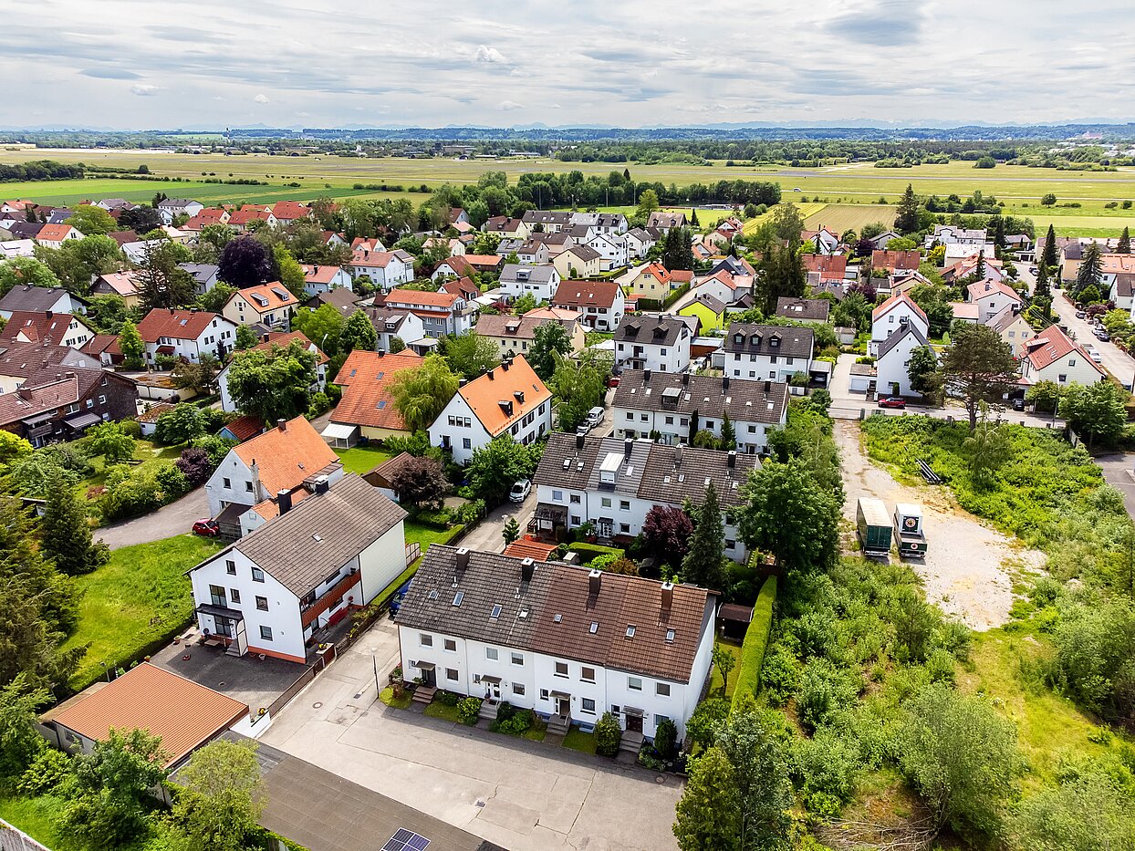 Middle townhouse  with 4 room | Maisach | 70125 | Vogelperspektive